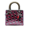 Dior Anselm Reyle Medium Metallic Lambskin Cannage Lady Dior Secondhand