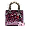 Dior Anselm Reyle Medium Metallic Lambskin Cannage Lady Dior Secondhand