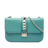 Valentino Medium Leather Rockstud Glam Lock Crossbody Secondhand