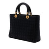 Secondhand Dior Large Nylon Microcannage Lady Dior