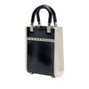 Fendi Mini Patent and Canvas Sunshine Shopper Tote Secondhand