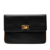 Celine Leather Carriage Clutch Secondhand