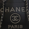 Chanel Small Studded Caviar Deauville Tote Secondhand