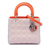 Dior Medium Tricolor Lambskin Cannage Lady Dior Secondhand