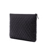 Secondhand Chanel Large Quilted Caviar Boy O Case Clutch