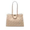 Fendi Zucca Embroidered Canvas Peekaboo X Tote Secondhand