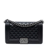 Chanel Old Medium Quilted Lambskin Boy Flap Secondhand