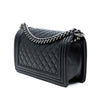 Chanel Old Medium Quilted Lambskin Boy Flap Secondhand