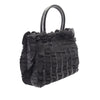 Prada Vernice and Tessuto Ruffle Tote Secondhand