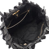 Prada Vernice and Tessuto Ruffle Tote Secondhand