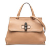 Gucci Small Calfskin Bamboo Daily Satchel Secondhand