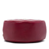Chanel CC Quilted Lambskin Round Clutch with Chain Secondhand