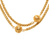 Chanel CC Gold Plated Filigree Balls Chain Long Necklace Secondhand