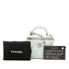 Chanel Mini CC Quilted Lambskin Top Handle Vanity Case With Chain Secondhand
