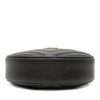 Saint Laurent Grain De Poudre Chevron Round Vinyle Camera Bag Secondhand
