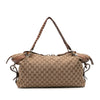 Gucci Medium GG Canvas Bamboo Bar Tote Secondhand