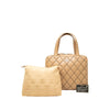 Chanel CC Lambskin Wild Stitch Handbag Secondhand