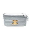 Celine Triomphe All Over Laminated Calfskin Claude Shoulder Bag Secondhand
