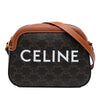 Celine Small Triomphe Coated Canvas Logo Camera Bag Secondhand