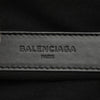 Balenciaga Canvas Navy Clip Clutch M Secondhand