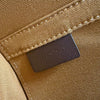 Celine Medium Raffia and Calfskin Triomphe Tambour Crossbody Secondhand
