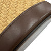 Celine Medium Raffia and Calfskin Triomphe Tambour Crossbody Secondhand