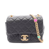 Chanel Mini Square Classic Lambskin Charms Single Flap Secondhand