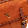 Secondhand Prada Tessuto Zip Double Buckle Messenger Bag