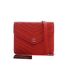 Chanel CC Chevron Caviar Square Wallet On Chain Secondhand