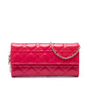 Dior Patent Cannage Lady Dior Wallet On Chain Secondhand