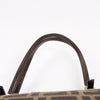 FENDI Zucchino Mamma Bucket Canvas & Leather Shoulder Bag in Brown Secondhand