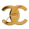 Chanel CC Gold Plated Turn Lock Brooch Secondhand