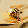 Chanel CC Gold Plated Turn Lock Brooch Secondhand