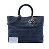 Dior Large Denim Cannage Lady Dior Secondhand