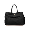 Prada Tessuto Fiocco Bow Handbag Secondhand
