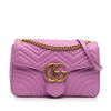 Secondhand Gucci Large GG Marmont Matelasse Leather Shoulder Bag