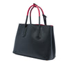 Prada Medium Bicolor Saffiano Cuir Double Satchel Secondhand