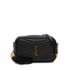 Saint Laurent Mini Grain de Poudre Chevron Monogram Lou Camera Bag Secondhand
