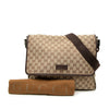 Gucci GG Canvas Flap Messenger Bag Secondhand