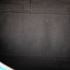 Fendi Metallic Pebbled Leather Mixed Media Boston Bag Secondhand