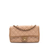 Secondhand Chanel Medium Bicolor Calfskin Graphic Flap