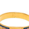 Hermès Narrow Printed Enamel Loquet Hinge Bracelet Secondhand