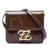 Fendi Patent Karligraphy Crossbody Secondhand