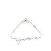Secondhand Louis Vuitton Silver Plated Essential V Supple Bracelet