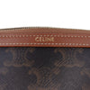 Celine Triomphe Coated Canvas Clutch On Chain Secondhand