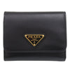 Prada City Calf Trifold Wallet Secondhand