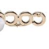 Chanel CC Gold Plated Faux Pearl Coco Dangle Brooch Secondhand