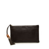 Gucci Calfskin Bamboo Clutch Secondhand