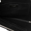 Saint Laurent Grained Calfskin Classic Zip Around Snap Clutch Secondhand