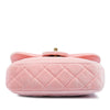 Chanel Mini Quilted Velvet Double Frame Flap Secondhand
